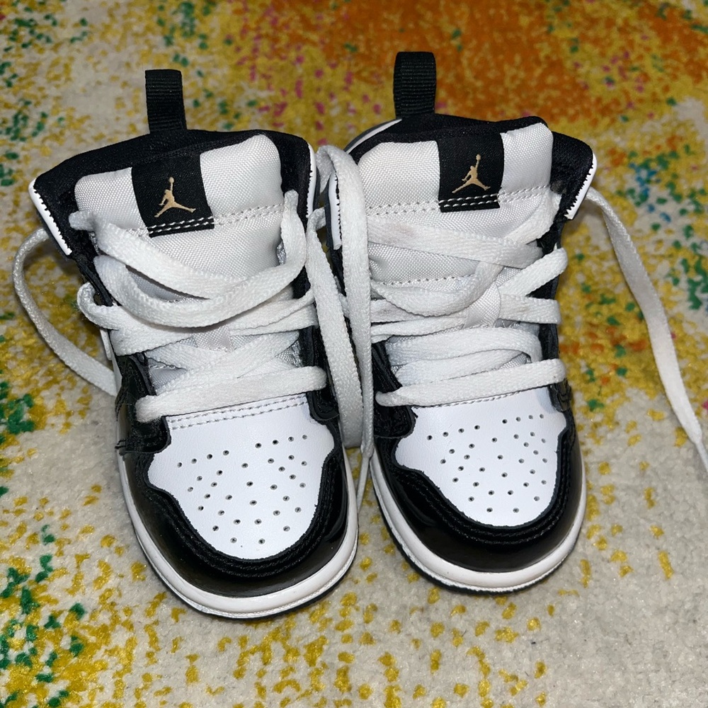 Kids Black and White Sneakers
